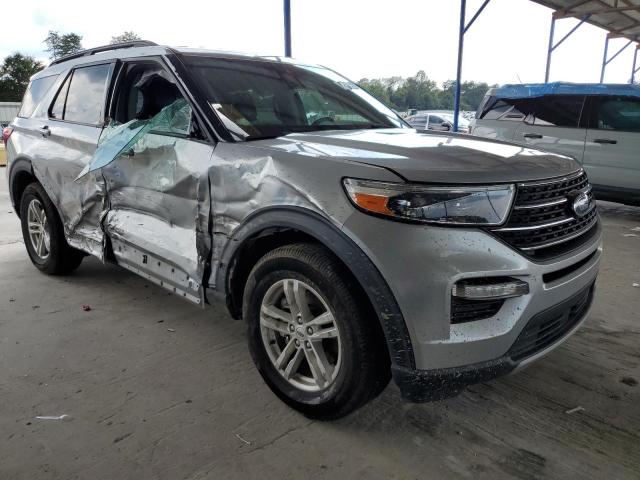 1FMSK8DHXMGA25059 - 2021 FORD EXPLORER XLT 银色 照片 4