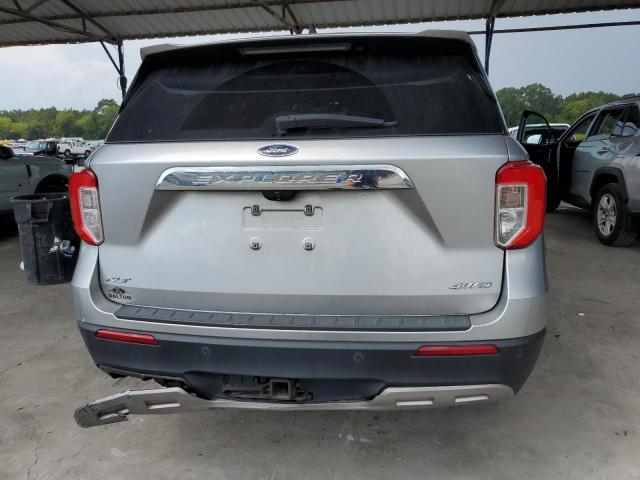 1FMSK8DHXMGA25059 - 2021 FORD EXPLORER XLT 银色 照片 6
