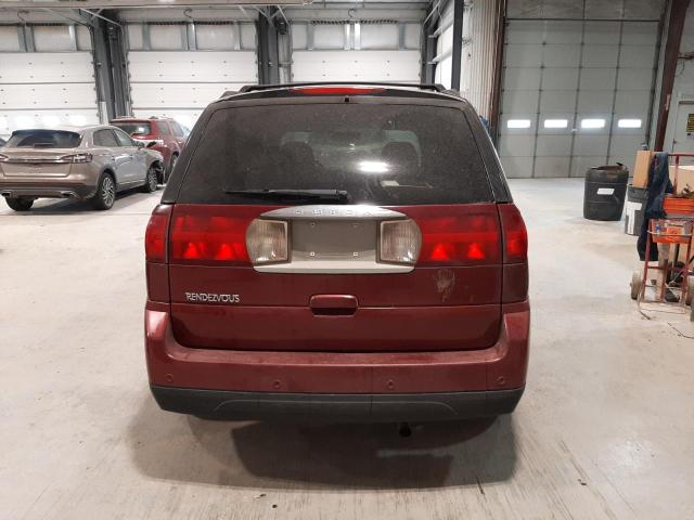 3G5DA03L96S598246 - 2006 BUICK RENDEZVOUS CX MAROON photo 6