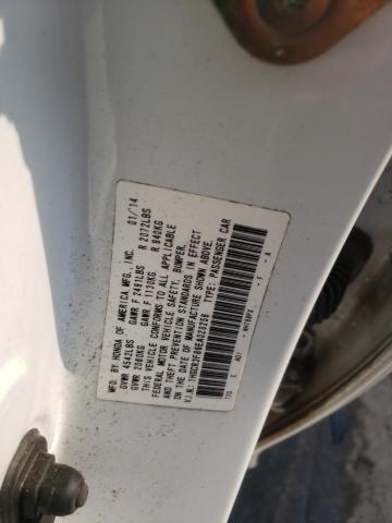 1HGCR3F86EA020256 - 2014 HONDA ACCORD EXL WHITE photo 13