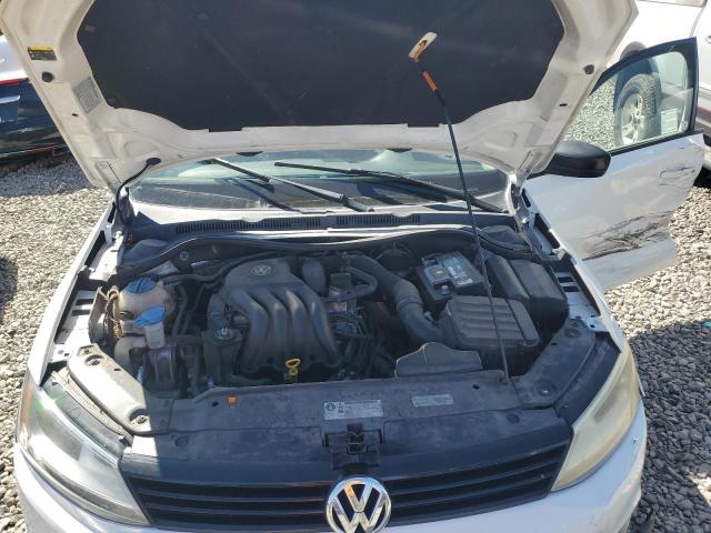 3VW2K7AJ8DM310223 - 2013 VOLKSWAGEN JETTA BASE თეთრი ფოტო 11