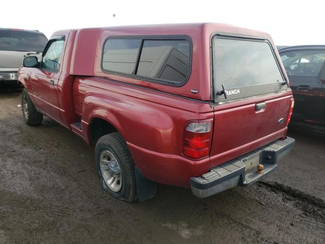 1FTYR10U84PB29277 - 2004 FORD RANGER RED photo 3