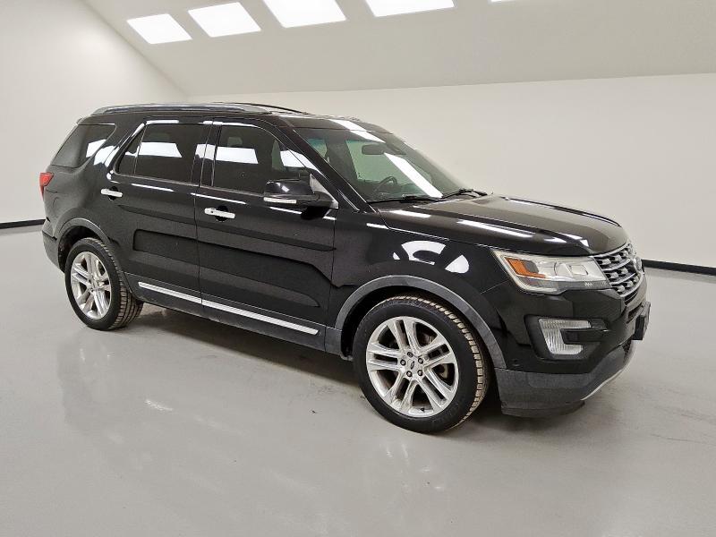 1FM5K7F86HGA58506 - 2017 FORD EXPLORER LIMITED BLACK photo 4