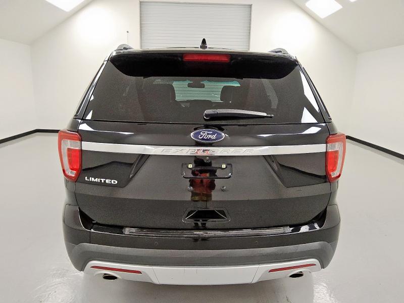1FM5K7F86HGA58506 - 2017 FORD EXPLORER LIMITED BLACK photo 6