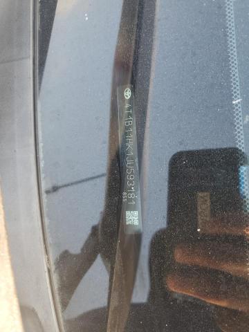 4T1B11HK1JU593181 - 2018 TOYOTA CAMRY L ნაცრისფერი ფოტო 12