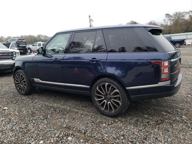 SALGS2FV7HA360355 - 2017 LAND ROVER RANGE ROVE HSE BLUE photo 2