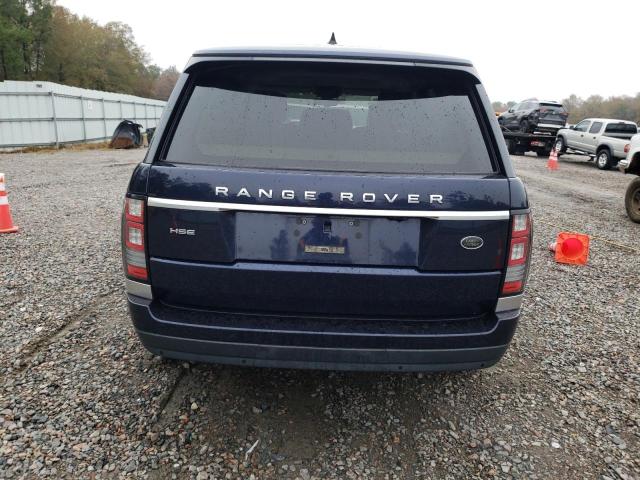 SALGS2FV7HA360355 - 2017 LAND ROVER RANGE ROVE HSE BLUE photo 6