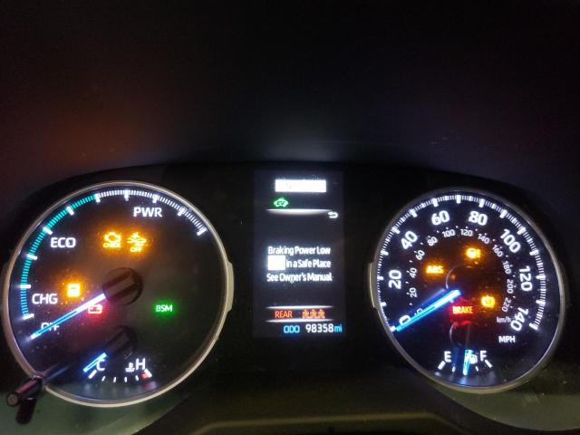 4T3RWRFV2MU038196 - 2021 TOYOTA RAV4 XLE Biały zdjęcie 9