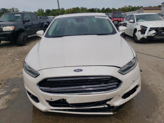 3FA6P0K93ER225835 - 2014 FORD FUSION TITANIUM WHITE photo 5