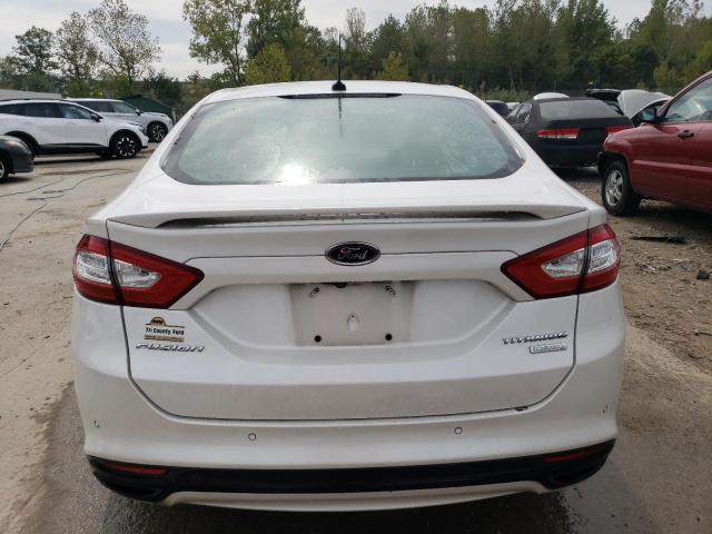 3FA6P0K93ER225835 - 2014 FORD FUSION TITANIUM WHITE photo 6