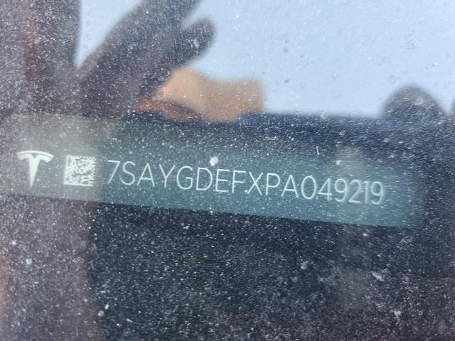 7SAYGDEFXPA049219 - 2023 TESLA MODEL Y GRAY photo 13