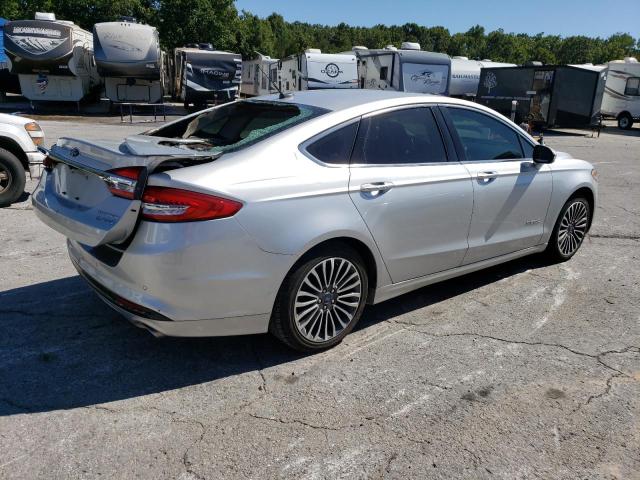 3FA6P0RU0JR143484 - 2018 FORD FUSION TITANIUM/PLATINUM HEV SILVER photo 3