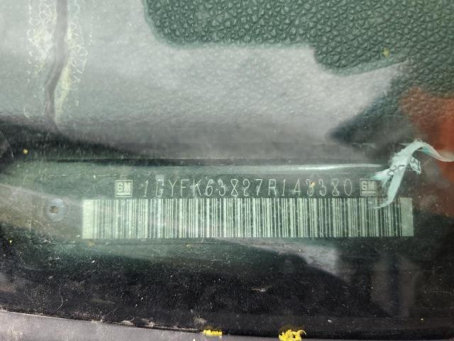 1GYFK63827R143380 - 2007 CADILLAC ESCALADE LUXURY Czarny zdjęcie 13