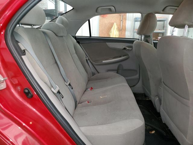 2T1BU4EE6CC862397 - 2012 TOYOTA COROLLA BASE RED photo 10