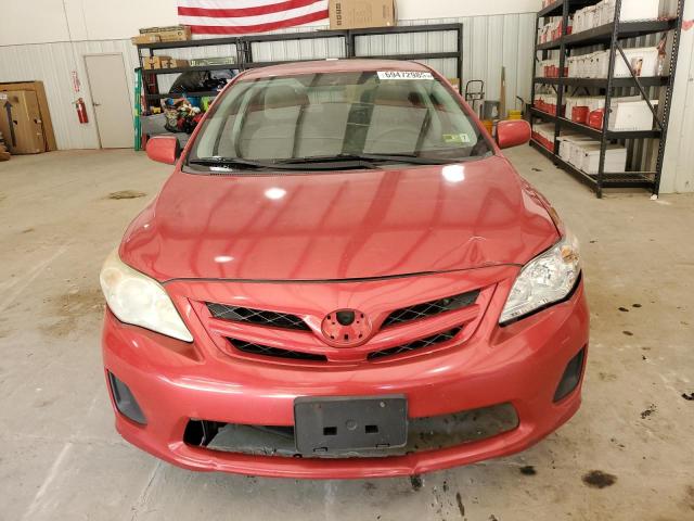 2T1BU4EE6CC862397 - 2012 TOYOTA COROLLA BASE RED photo 5