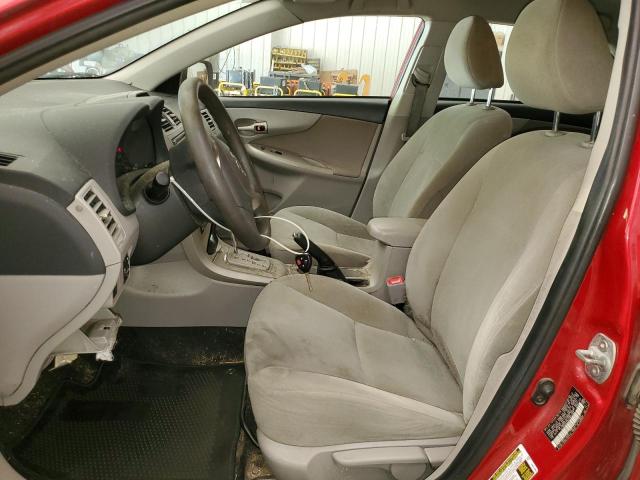 2T1BU4EE6CC862397 - 2012 TOYOTA COROLLA BASE RED photo 7
