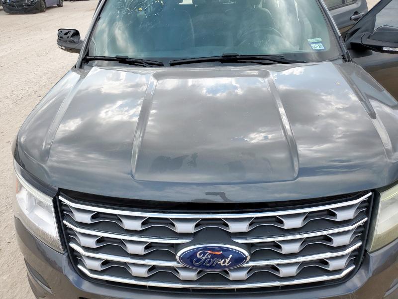 1FM5K7D87HGB12978 - 2017 FORD EXPLORER XLT GRAY photo 12