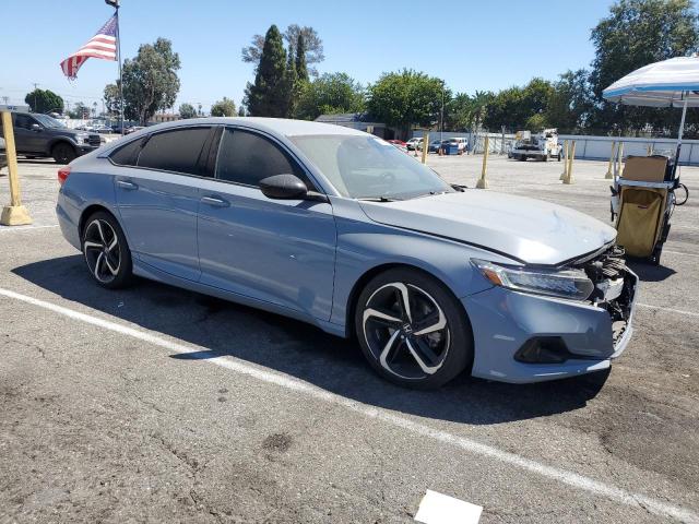 1HGCV1F38NA092371 - 2022 HONDA ACCORD SPORT GRAY photo 4