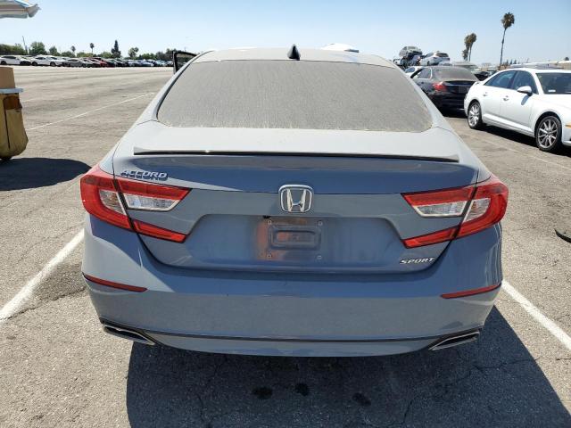 1HGCV1F38NA092371 - 2022 HONDA ACCORD SPORT GRAY photo 6