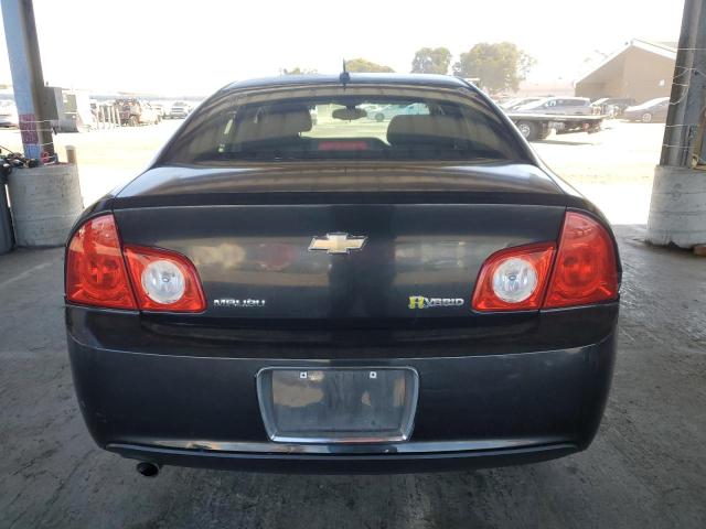 1G1ZF57529F129722 - 2009 CHEVROLET MALIBU HYBRID BLACK photo 6