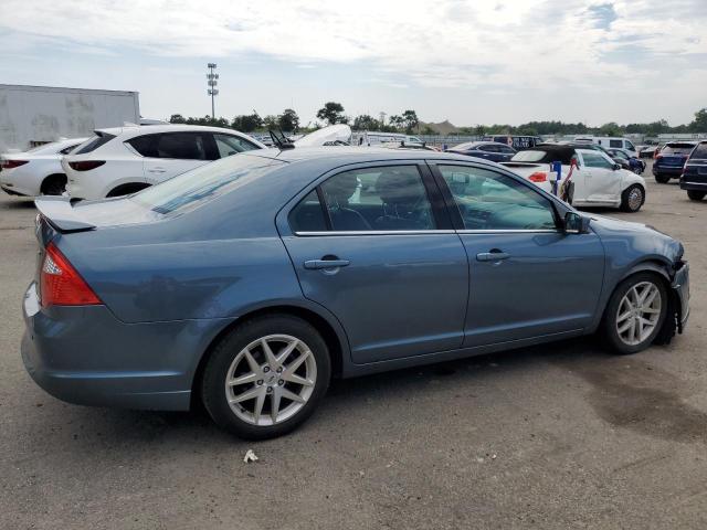 3FAHP0JG9CR404788 - 2012 FORD FUSION SEL BLUE photo 3