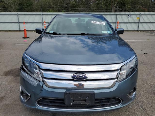 3FAHP0JG9CR404788 - 2012 FORD FUSION SEL BLUE photo 5