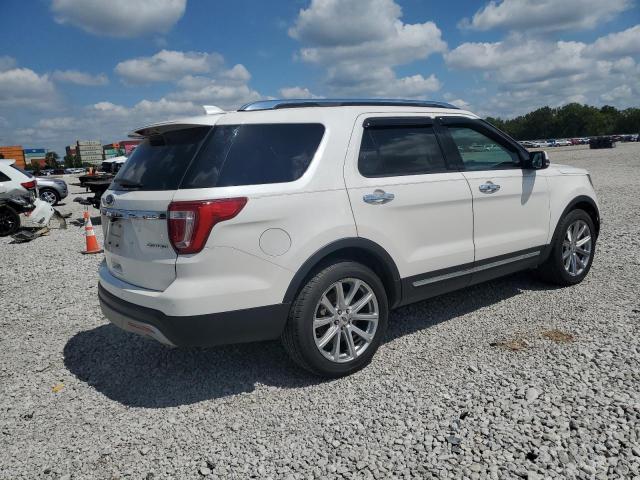 1FM5K7F83GGC64588 - 2016 FORD EXPLORER LIMITED WHITE photo 3