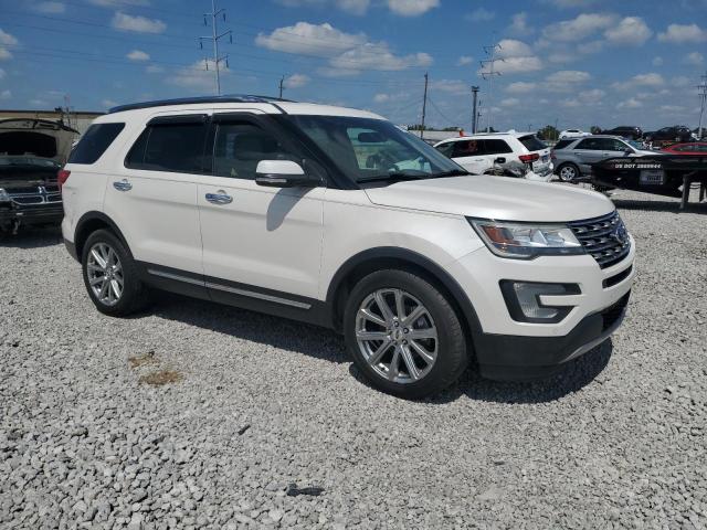 1FM5K7F83GGC64588 - 2016 FORD EXPLORER LIMITED WHITE photo 4