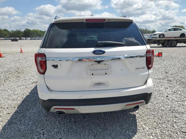 1FM5K7F83GGC64588 - 2016 FORD EXPLORER LIMITED WHITE photo 6
