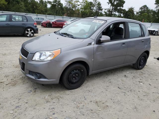 KL1TD66E89B344661 - 2009 CHEVROLET AVEO LS GRAY photo 1