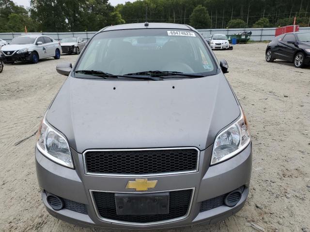 KL1TD66E89B344661 - 2009 CHEVROLET AVEO LS GRAY photo 5