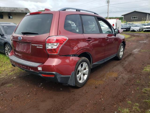 JF2SJADC0GG551306 - 2016 SUBARU FORESTER 2.5I PREMIUM 勃艮第红 照片 3