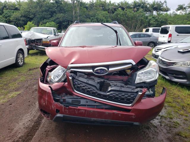 JF2SJADC0GG551306 - 2016 SUBARU FORESTER 2.5I PREMIUM 勃艮第红 照片 5