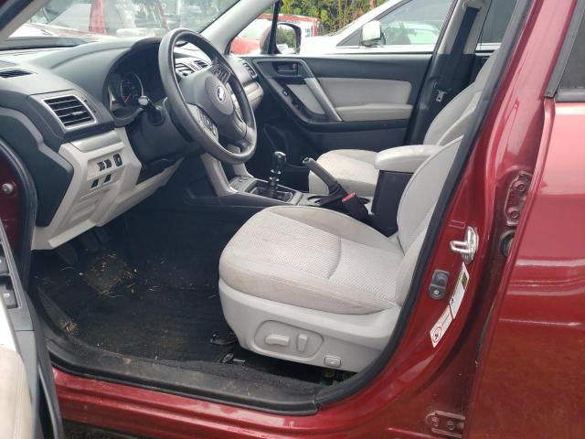 JF2SJADC0GG551306 - 2016 SUBARU FORESTER 2.5I PREMIUM 勃艮第红 照片 7