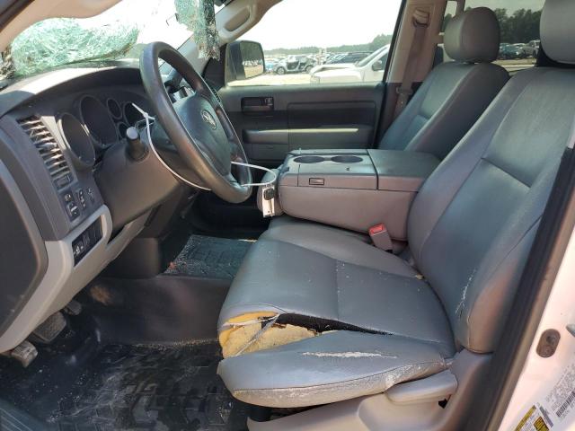 5TFRU5F1XCX026416 - 2012 TOYOTA TUNDRA DOUBLE CAB SR5 WHITE photo 7