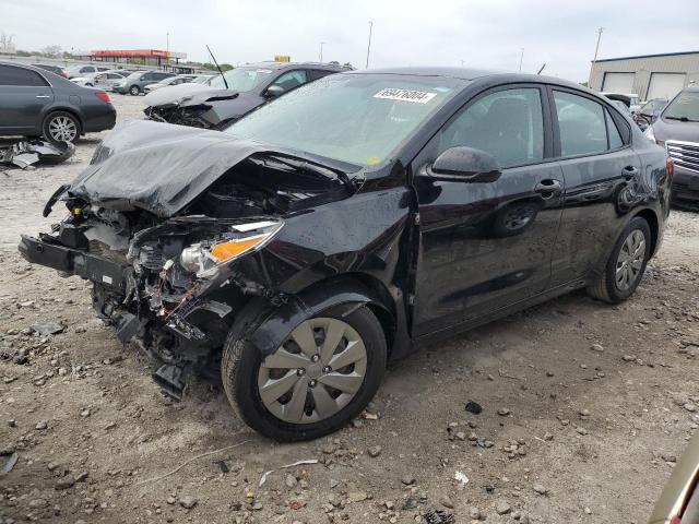 3KPA24AD9LE303281 - 2020 KIA RIO LX BLACK photo 1
