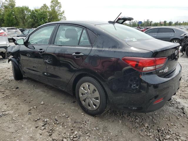 3KPA24AD9LE303281 - 2020 KIA RIO LX BLACK photo 2