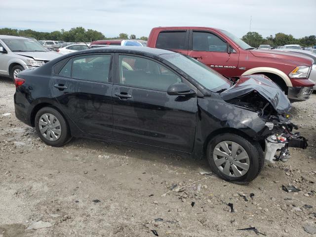 3KPA24AD9LE303281 - 2020 KIA RIO LX BLACK photo 4