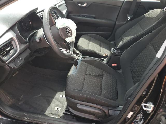 3KPA24AD9LE303281 - 2020 KIA RIO LX BLACK photo 7
