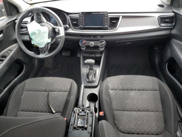 3KPA24AD9LE303281 - 2020 KIA RIO LX BLACK photo 8