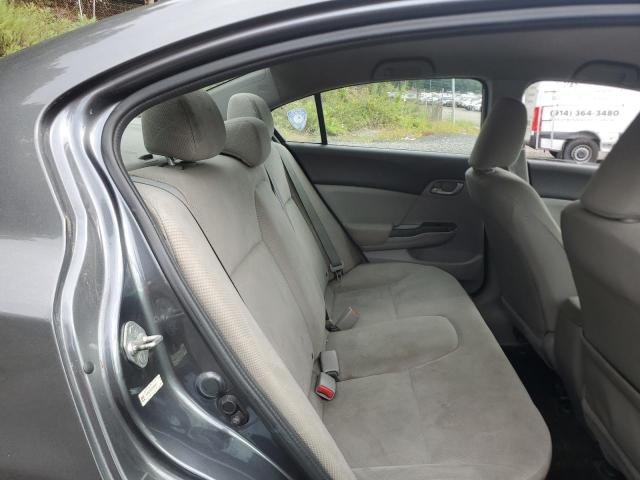 19XFB2F53CE388551 - 2012 HONDA CIVIC LX GRAY photo 10