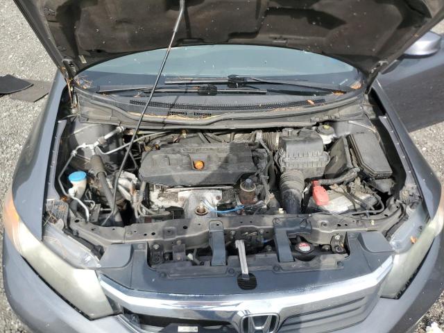 19XFB2F53CE388551 - 2012 HONDA CIVIC LX GRAY photo 11