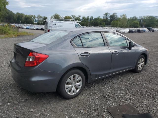 19XFB2F53CE388551 - 2012 HONDA CIVIC LX GRAY photo 3