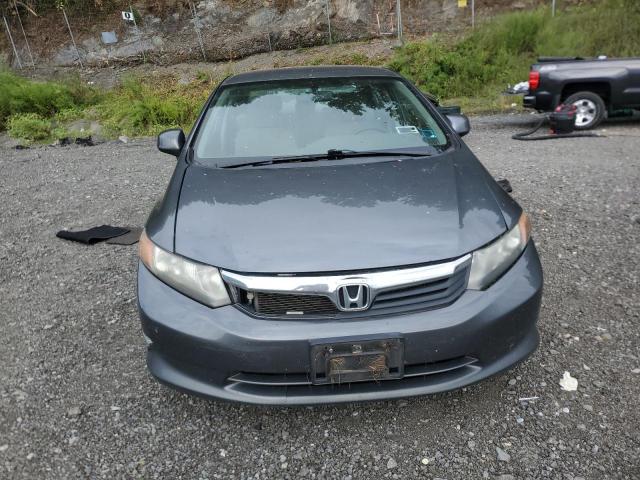 19XFB2F53CE388551 - 2012 HONDA CIVIC LX GRAY photo 5