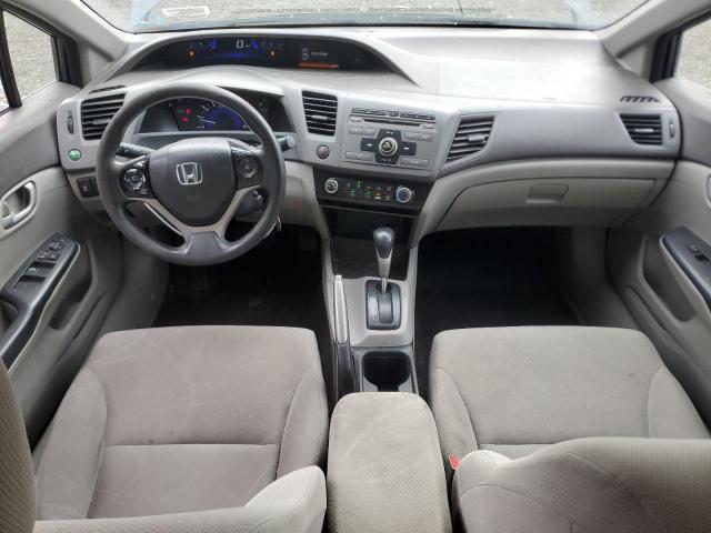 19XFB2F53CE388551 - 2012 HONDA CIVIC LX GRAY photo 8
