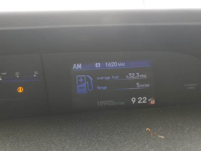 19XFB2F53CE388551 - 2012 HONDA CIVIC LX GRAY photo 9