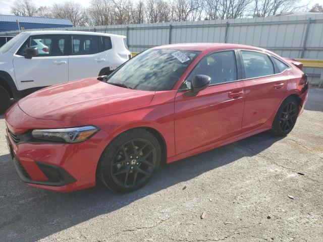 2HGFE2F51NH541508 - 2022 HONDA CIVIC SPORT 红色 照片 1