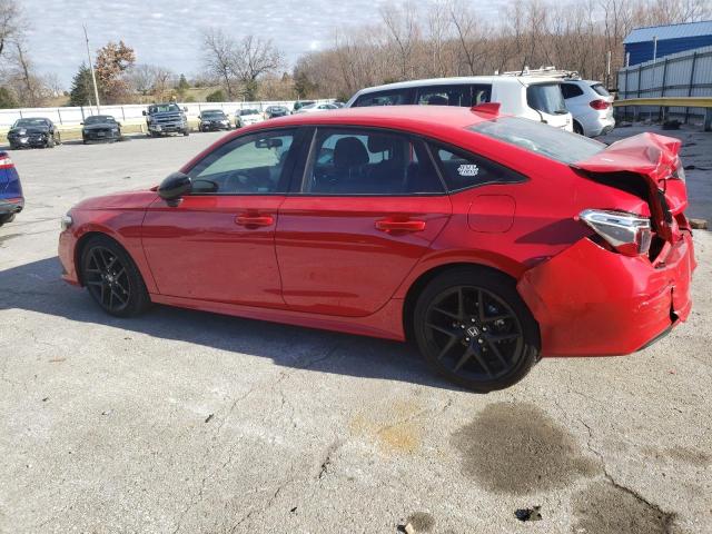 2HGFE2F51NH541508 - 2022 HONDA CIVIC SPORT 红色 照片 2