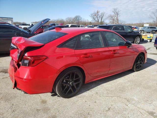 2HGFE2F51NH541508 - 2022 HONDA CIVIC SPORT RED photo 3