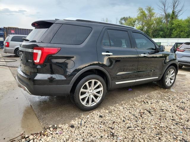 1FM5K8F8XHGB77231 - 2017 FORD EXPLORER LIMITED BLACK photo 3